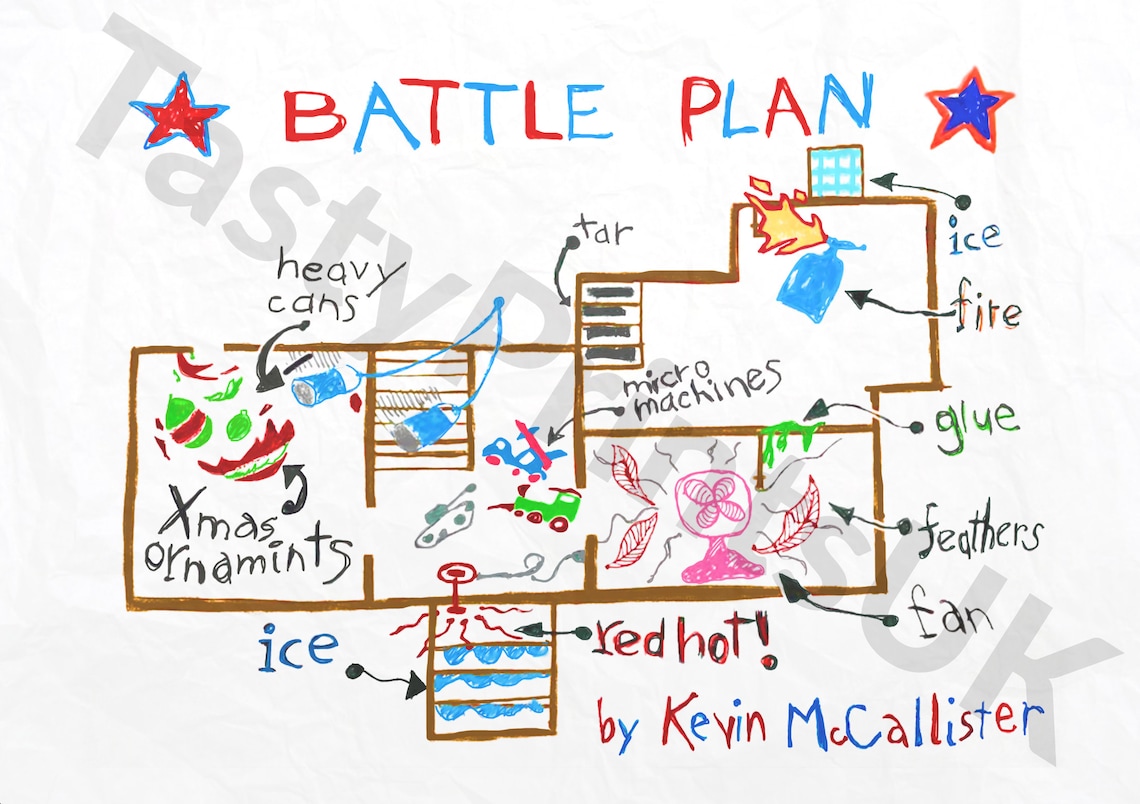Home Alone Battle Plan Printable Home Alone Battle Plan Printable