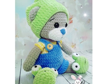 Crochet pattern amigurumi - The Chris Teddy Bear (english, polski) HandmadebyMAKO