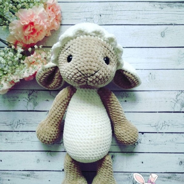 Crochet pattern amigurumi - The Hannah Sheep (english, polski) HandmadebyMAKO