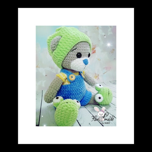 Crochet pattern amigurumi - The Chris Teddy Bear (english, polski) HandmadebyMAKO