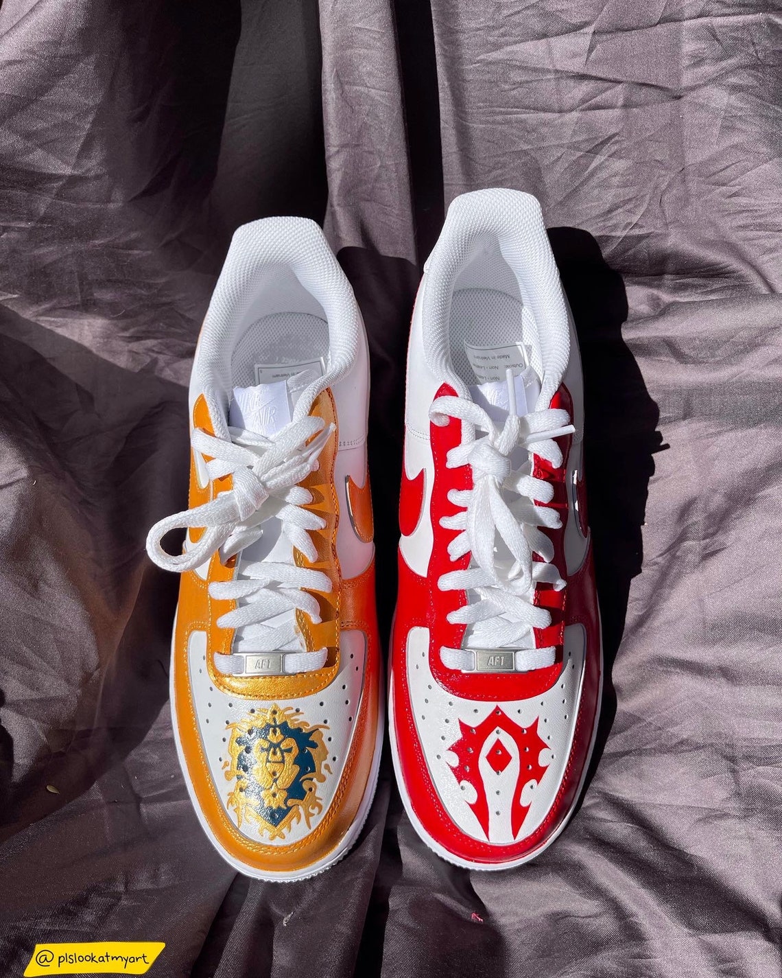 World of Warcraft Custom Shoes Etsy