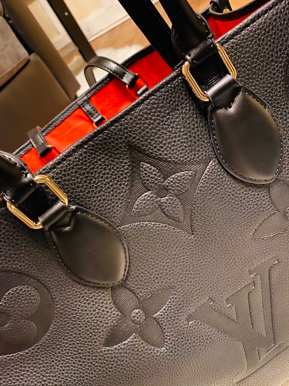 Luxury Tote Bag, Leather Tote, Black Tote, Fashion