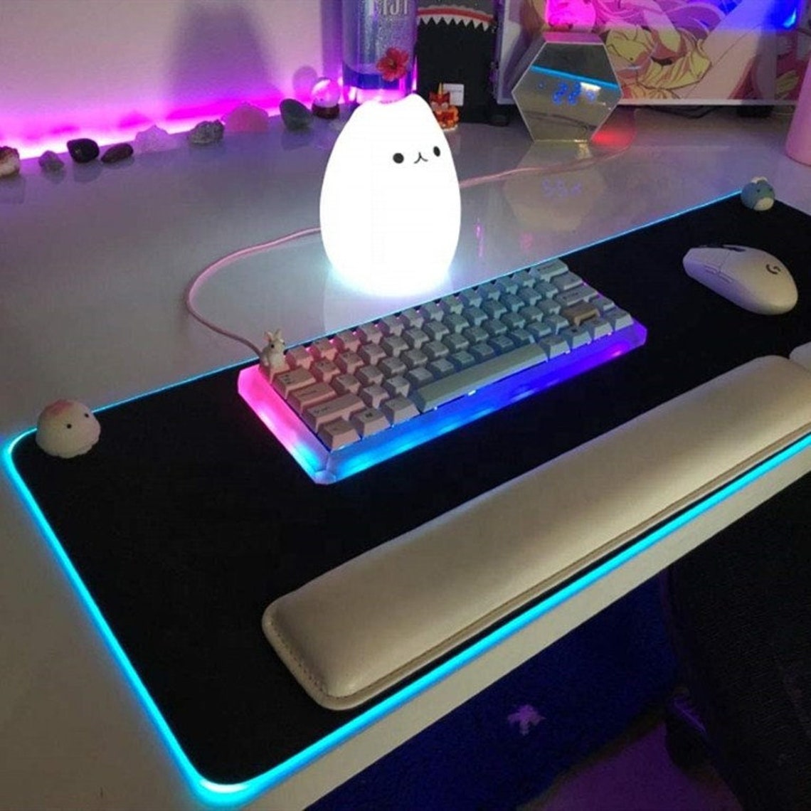Large RGB Gaming Mouse Pad XXL/Extended Mat Desk Pad LED Etsy