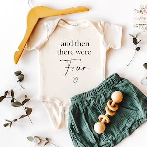 Und dann gab es vier SVG |  Baby Svg | Baby Body Onesie jpeg | Schwangerschaftsanzeige PNG | Sublimation | Schnitt FIle