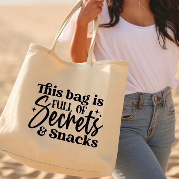 This Bag is Full of Secrets SVG | Tote Bag Svg | SVG |  Mug PNG | Sublimation | Cut FIle