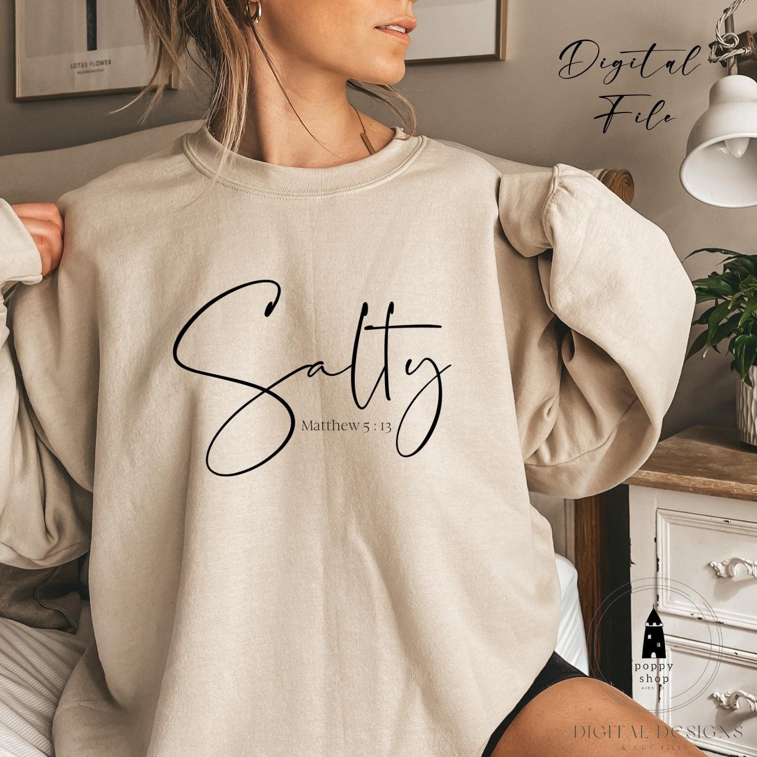 SALTY SVG Christan Svg Sign Svg Inspirational PNG - Etsy Canada