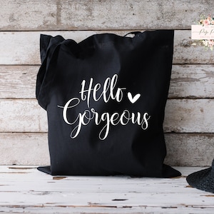 Hello Gorgeous SVG | Make Up Bag Svg | JPEG  | Tote Bag |  PNG | Sublimation | Cut FIle