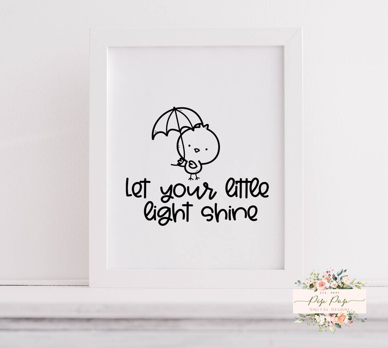 Let Your Little Light Shine SVG Baby Toddler Svg Baby | Etsy