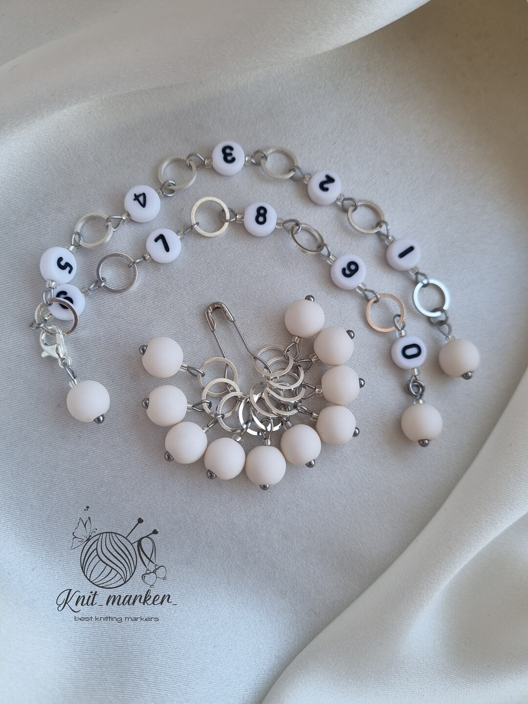 Stitch Marker Row Counter Set Stitch Marker Pink Yellow Black Green