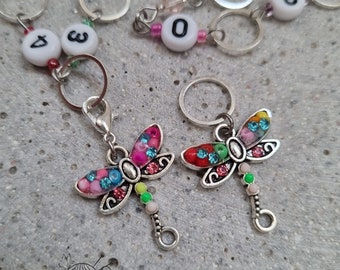 Stitch marker row counter