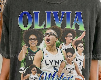 Olivia Miles vintage des années 90 Basketball Graphic Tee Shirt Comfort Colors®