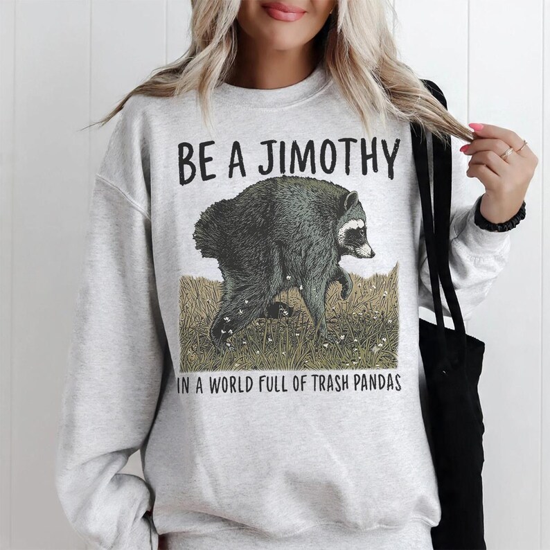 Jimothy Raccoon Shirt, Viral Seattle Raccoon Tee, Funny Viral Short Spine Wildlife T-Shirt image 8