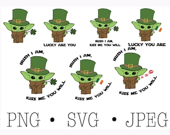 Yoda St Patrick Svg Etsy