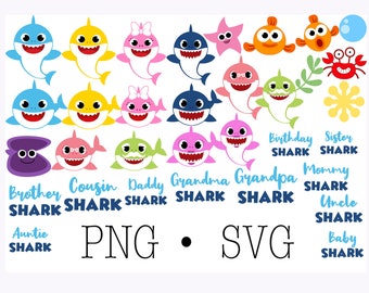 Download Grandpa Shark Svg Etsy