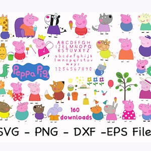 Download Peppa Pig Birthday Svg Etsy