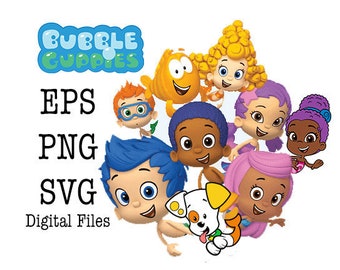 Download Bubble Guppies Svg Etsy