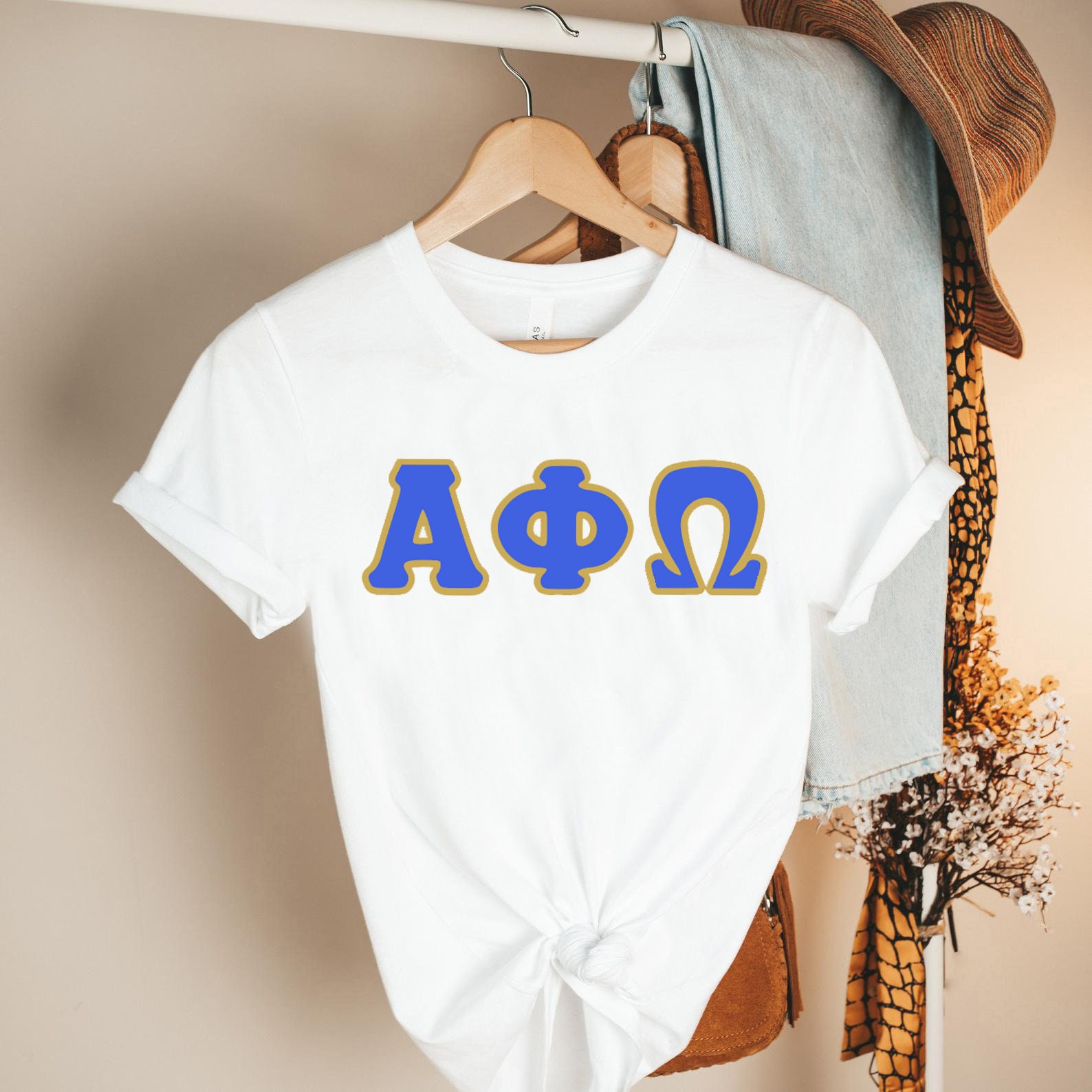 Custom Greek Letters Shirts Tees Onesies and Hoodies | Etsy