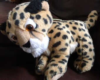 Cheetah Cat Stuffed Animal Plush Toy 