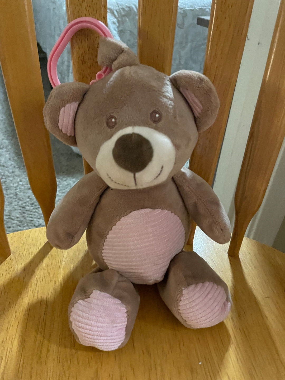 Kellytoy Baby Teddy Bear Rattle Lovey Stuffed Animal Plush Toy 18 ...