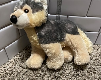 Aurora wolf plush