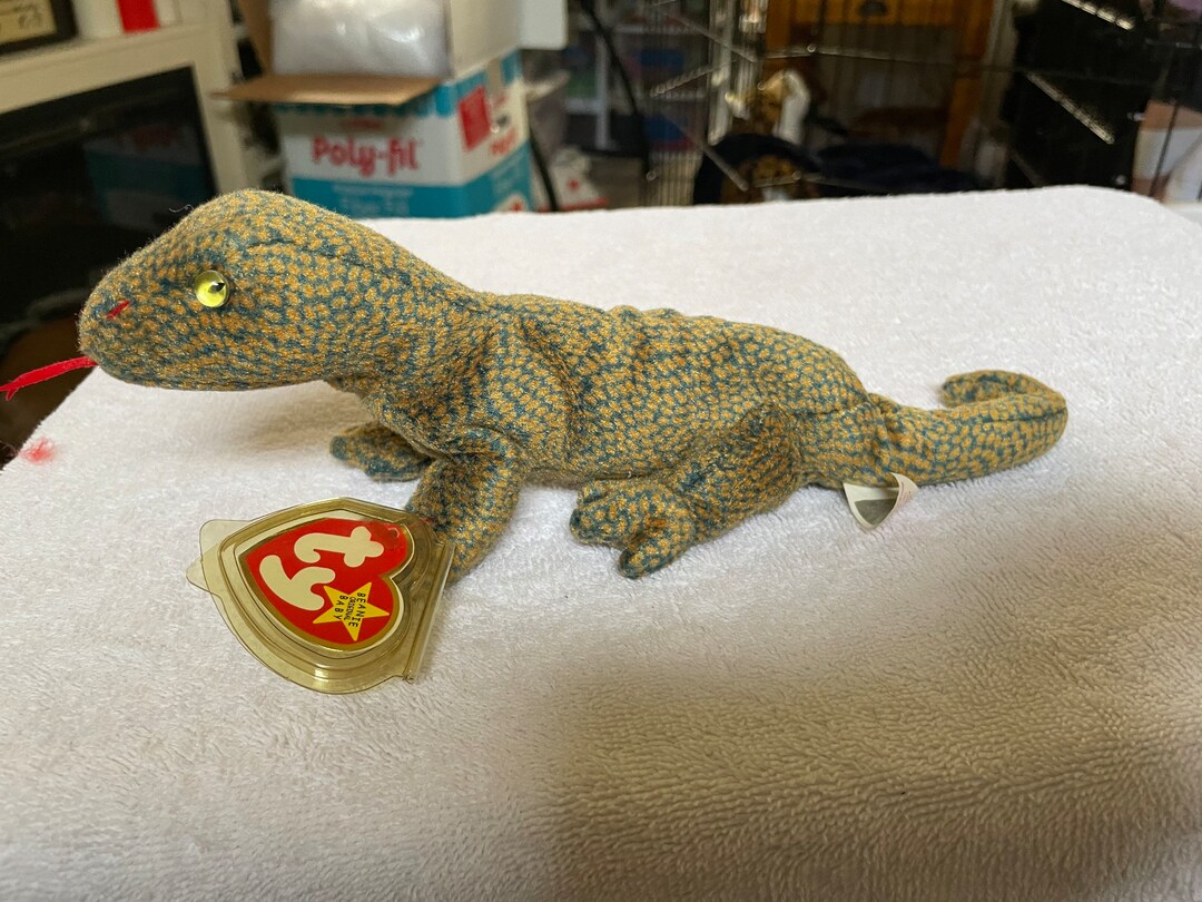 TY Beanie Baby Scaly the Lizard Plush NWT - Etsy