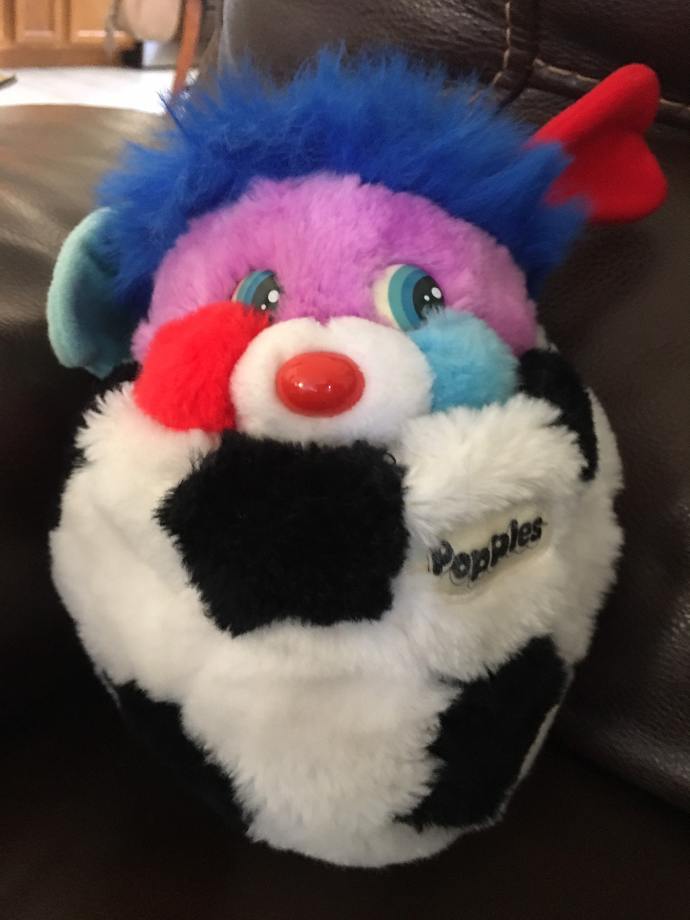 Big Kick Popple, Soccer Popple Vintage Popples Plush 1986 MattelTM