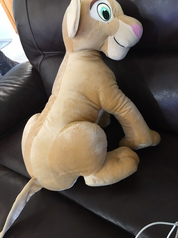 large soft stuffed dog