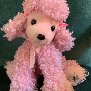 pink♡poodle様＊専用 Cute Plush Pink Poodle Dog Stuffed Animal Soft Toy