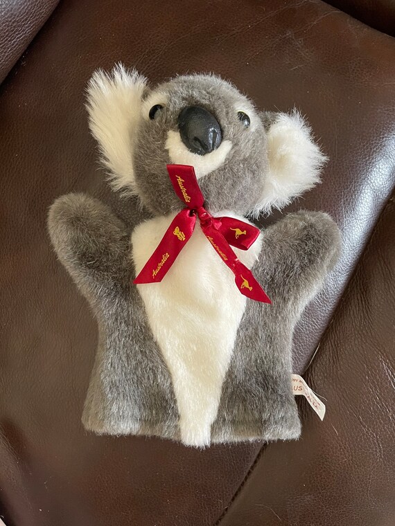 Australian Koala Bear Hand Puppet Etsy