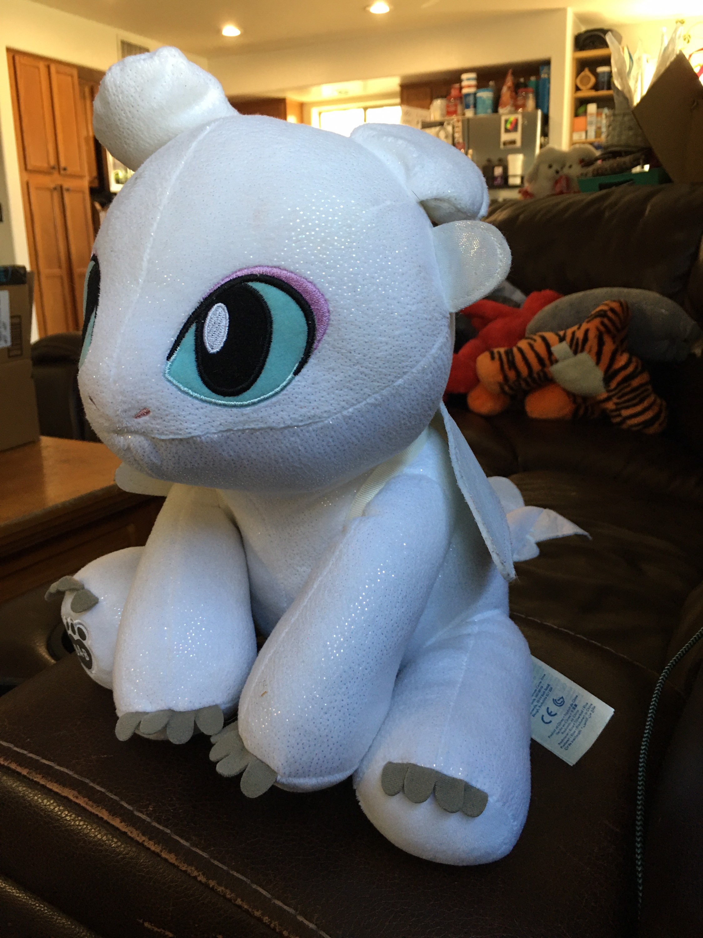 rør Lad os gøre det Polar Build A Bear How to Train Dragon White Light Fury - Etsy Norway