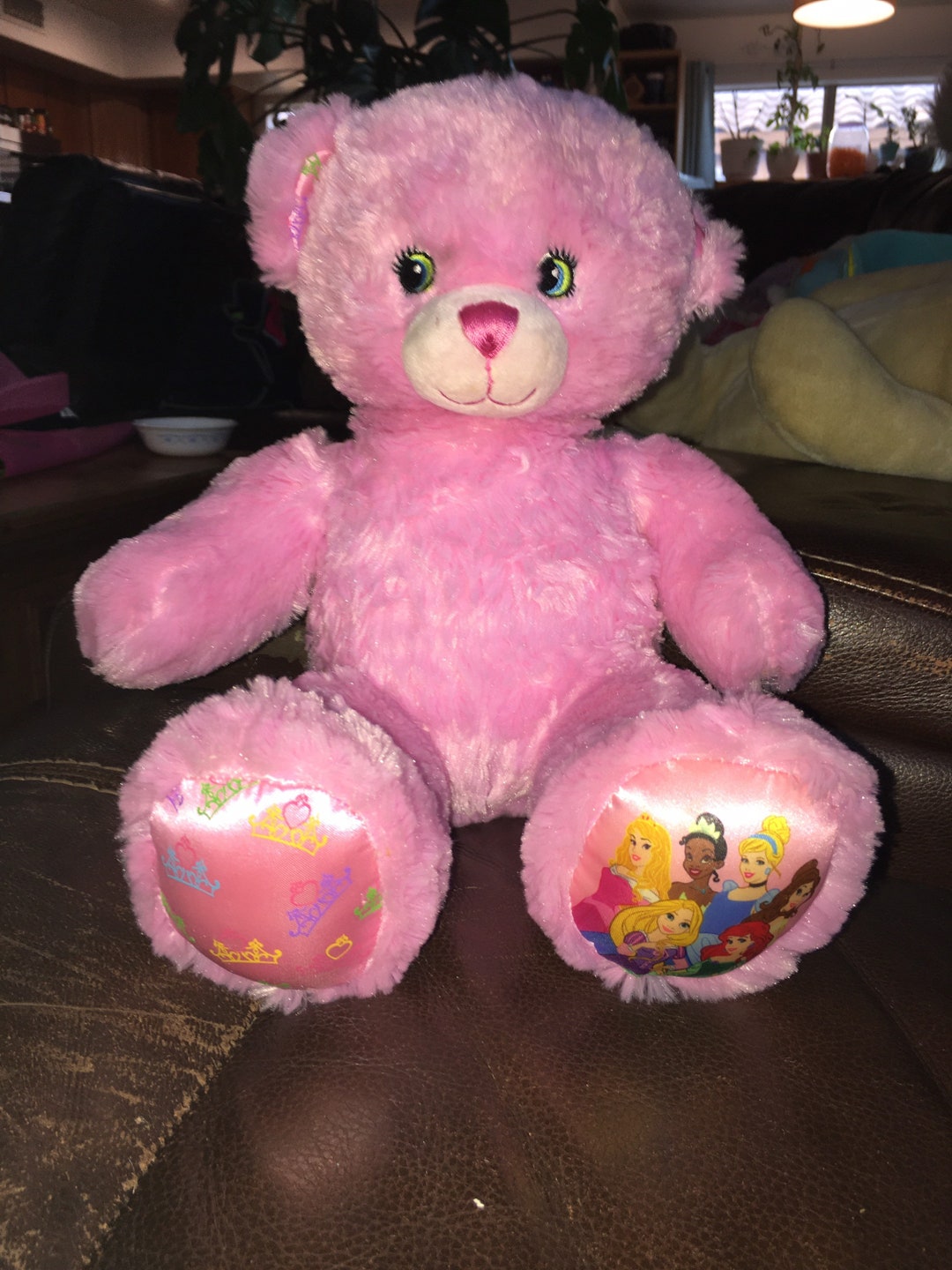 Build a Bear Workshop Pink Disney Princess Plush 17” Purple