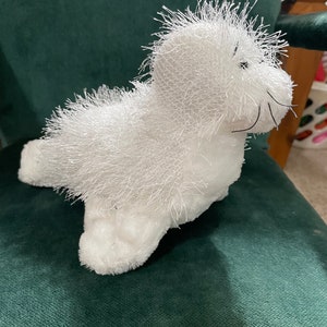 Webkinz Ganz White Seal Stuffed Animal. Regular Size, No Code.