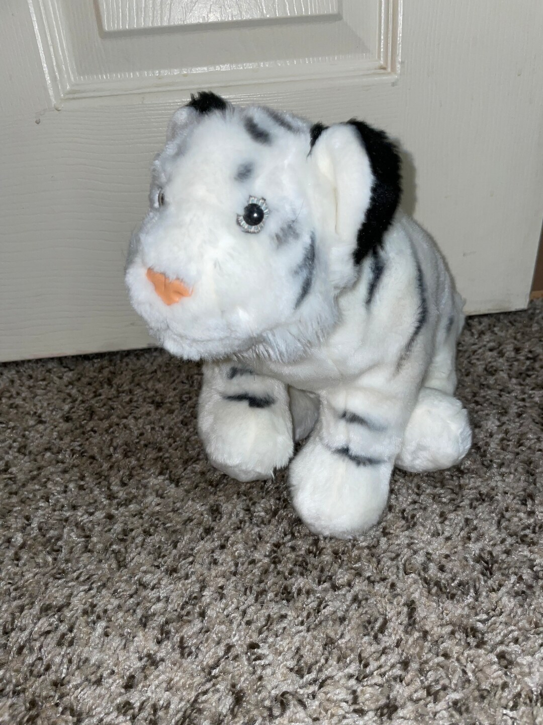 LEOSCO Collection White Tiger Plush - Etsy
