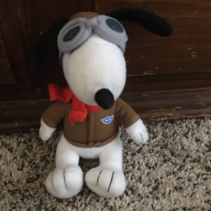 aviator snoopy plush