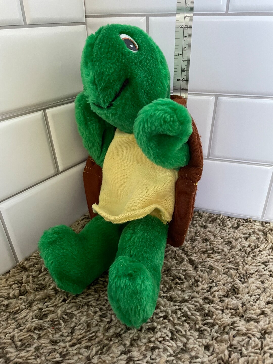 Franklin Turtle Hand Puppet Plush Vintage Etsy