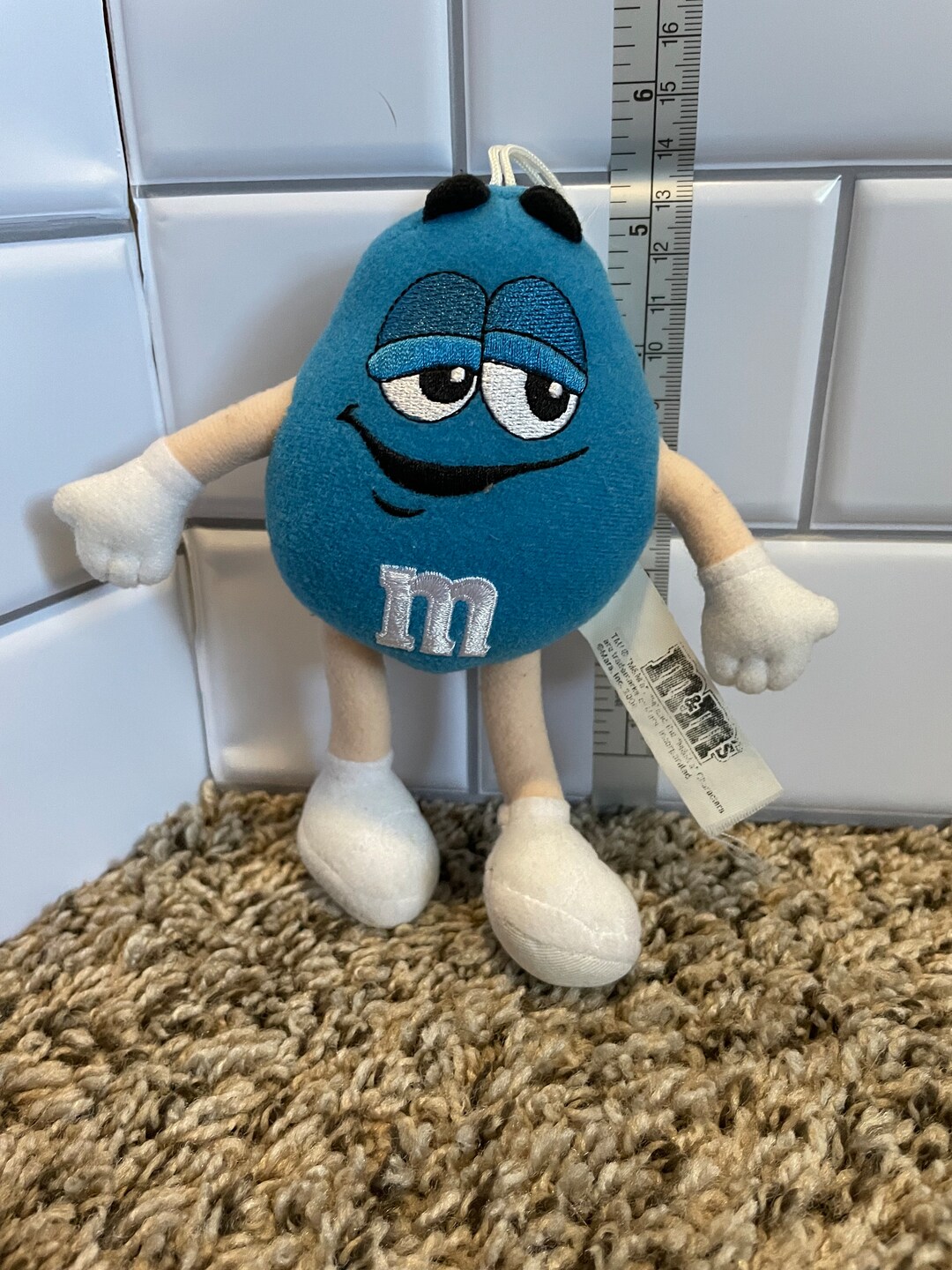 M&M Blue Plush Etsy