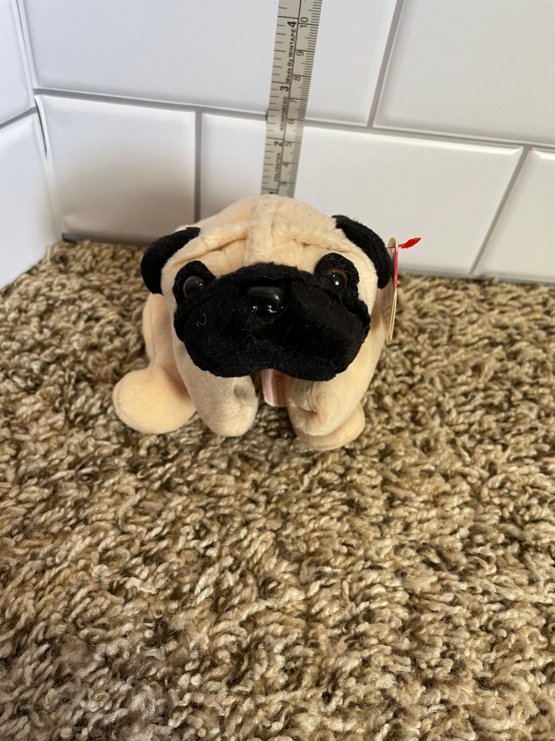 Ty Beanie Babies Pugsley Pug Plush NWT Etsy