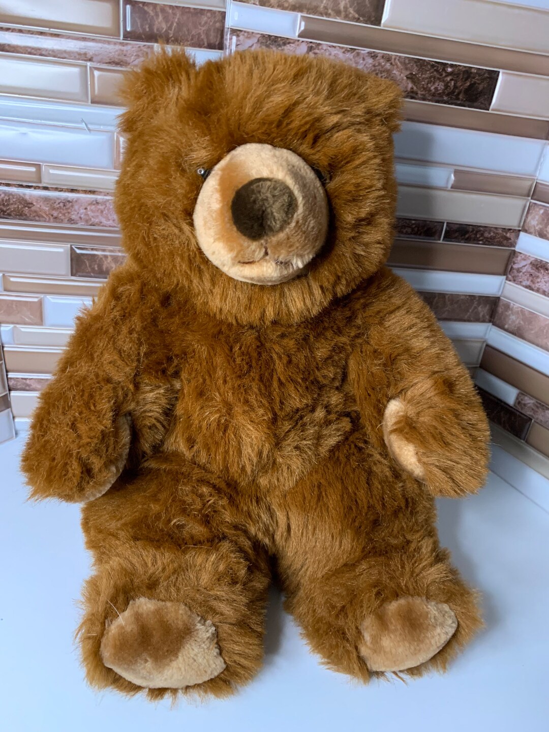Vintage Westcliff Brown Teddy Bear Plush. Large Etsy