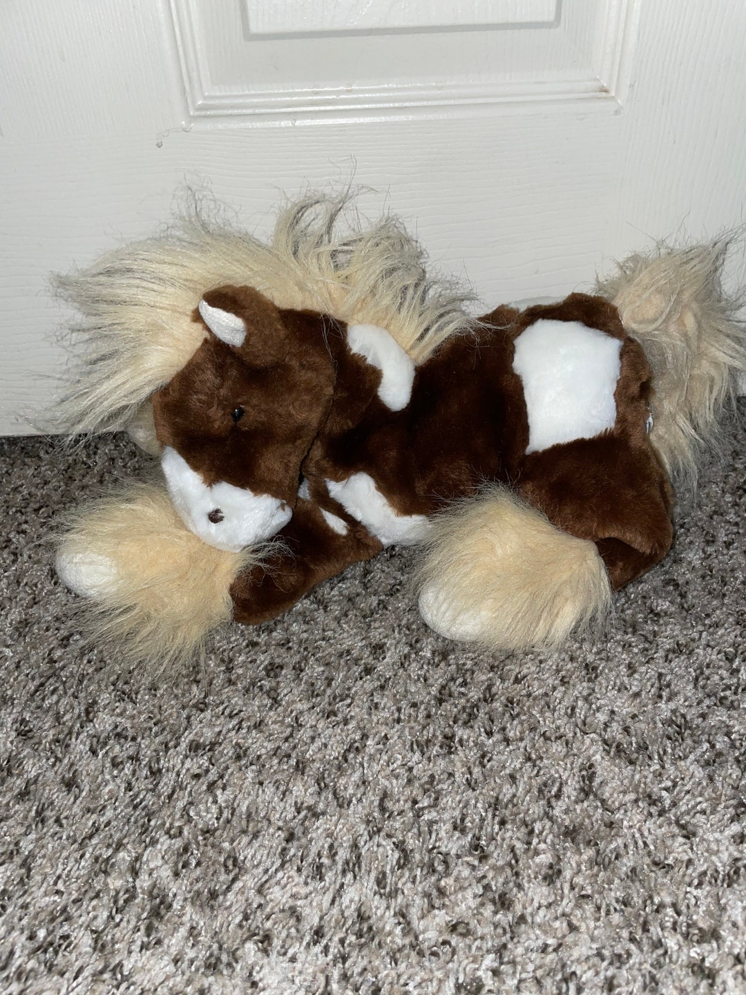 Animal Alley Toys R Us Clydesdale Horse Plush Etsy