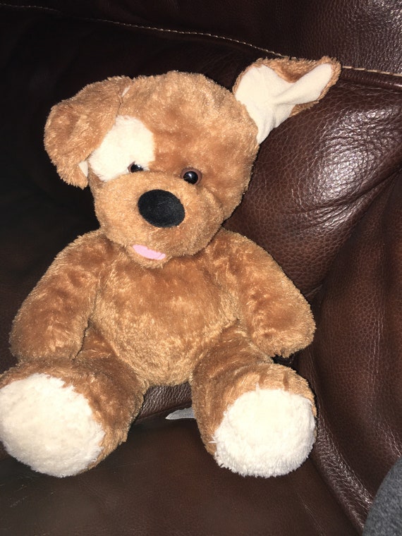 Build A Bear BAB Teddy Bear 16 Inch Beige Brown Soft Cuddly Embroidered  Eyes Toy