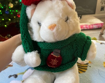 Snowflake Friends Christmas Plush Cat Stuffed Animal Toy