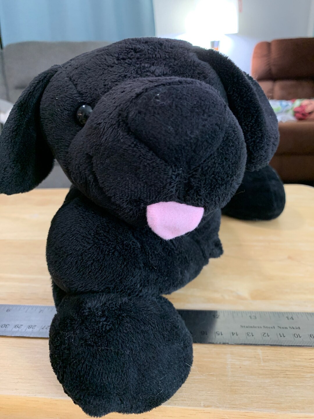 Black Lab Dog Plush. Wild Republic Large and Floppy. Adorable and Cute ...