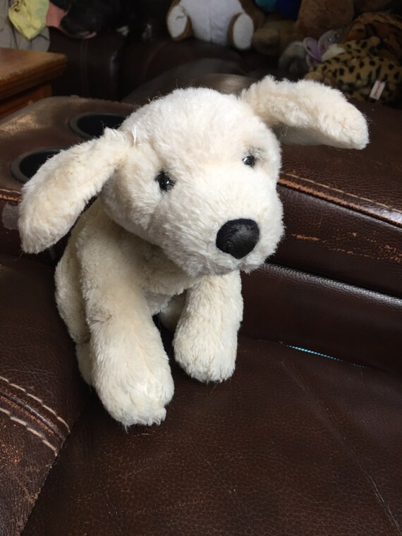 Victorias Secret Yellow Puppy Dog Stuffed Animal Plush Toy Vintage