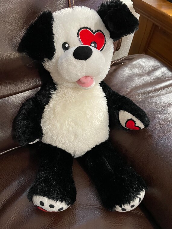 Build a Bear Heart Patch Dog Stuffed Animal - Etsy Build a Bear Heart Patch Dog Stuffed Animal - Etsy