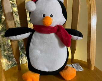 clintons penguin soft toy