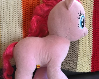 My Little Pony Build A Bear Plush Pinkie Pie Pink Balloons MLP BAB BABW 16” 2013 Stuffed Animal