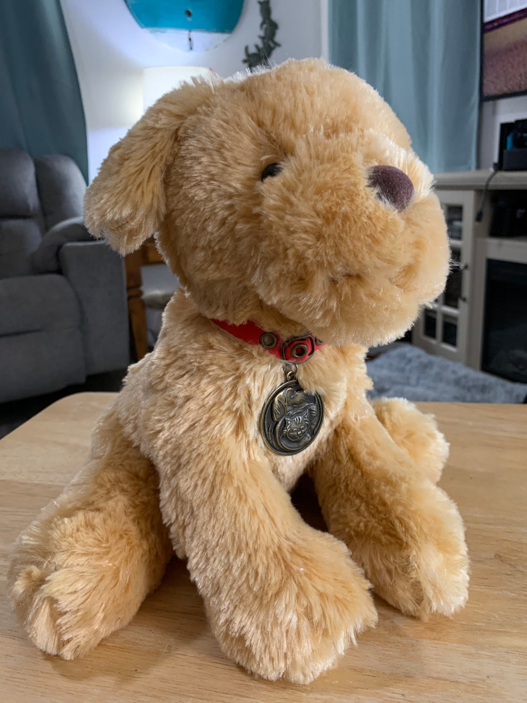 Nuzzles & Co Pet Rescue Golden Retriever Puppy Dog Plush. Excellent