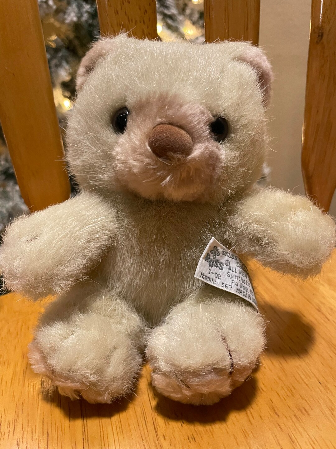 RARE Russ Berrie Tuff Teddy Bear Plush Vintage Small Mini 6 Etsy