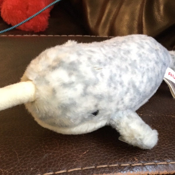 Aurora Mini Flopsie 8” Narwhal Stuffed Animal