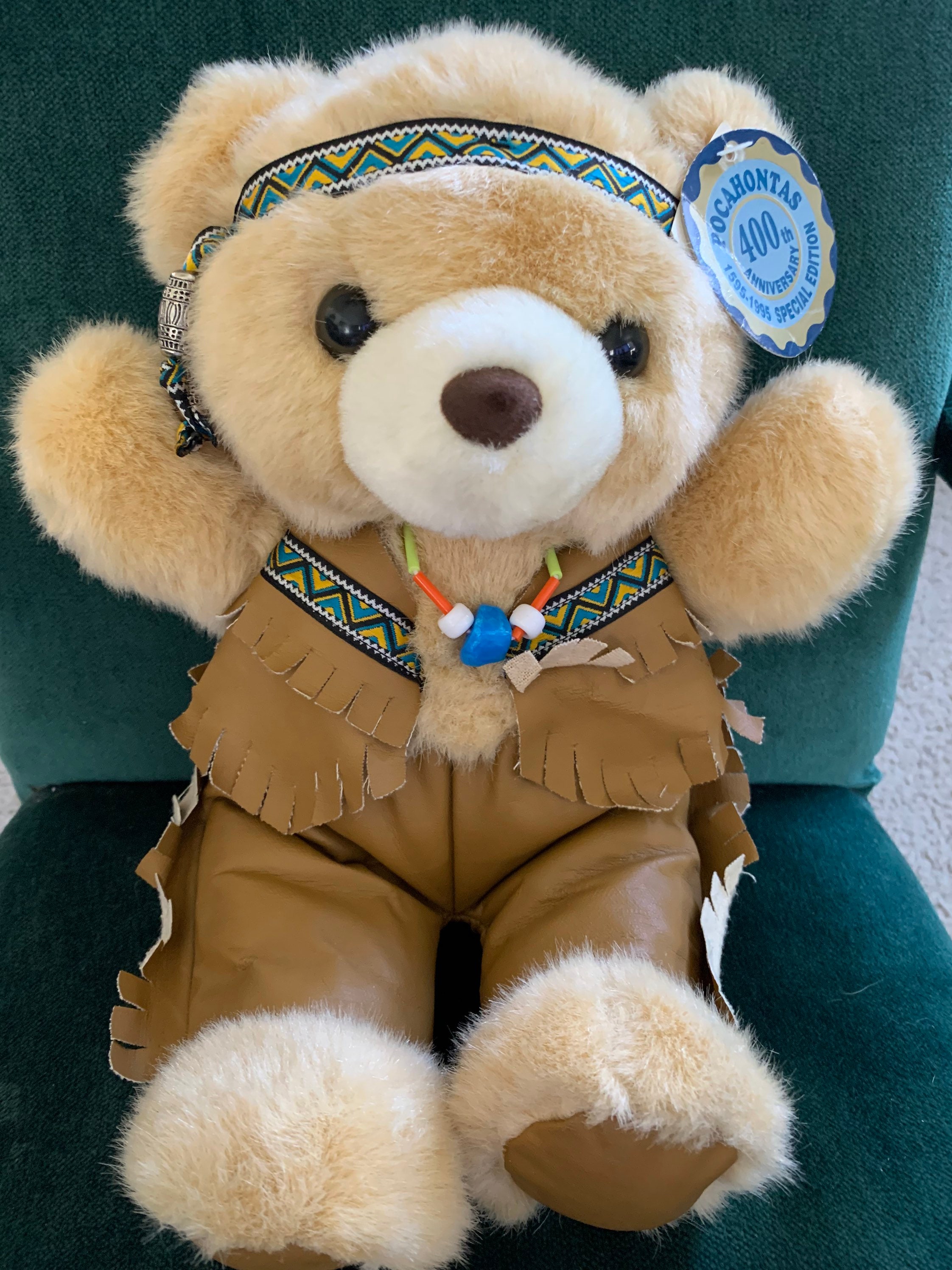 Vintage 1995 Special Edition Boy POCAHONTAS Anniversary Plush